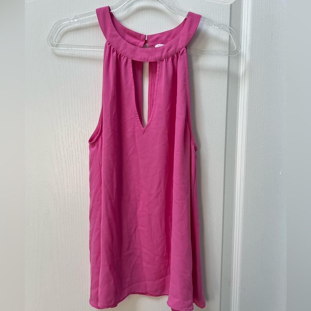 Halter top with cutouts